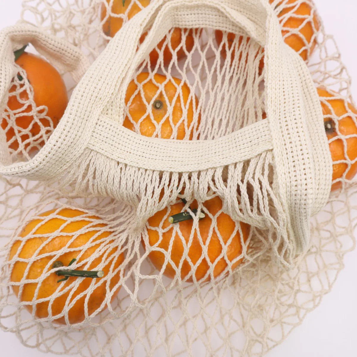 Reusable Cotton Mesh Shopping Bag