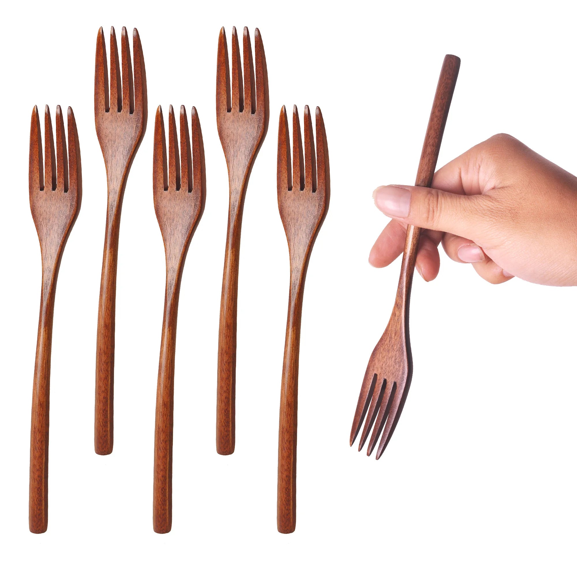 Wooden Fork Set