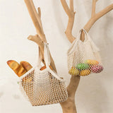 Load image into Gallery viewer, Cotton Mesh Grocery Bag