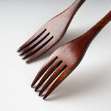 Load image into Gallery viewer, Wooden Fork Set