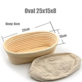 Load image into Gallery viewer, Natural Rattan Bread Proofing Basket
