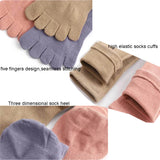 Load image into Gallery viewer, Women’s Five-Finger Cotton Socks