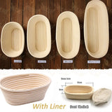 Load image into Gallery viewer, Natural Rattan Bread Proofing Basket