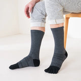 Load image into Gallery viewer, Men&#39;s Cotton Toe Socks