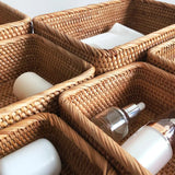 Load image into Gallery viewer, Hand-Woven Rattan Storage Basket