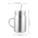 Load image into Gallery viewer, Stainless Steel Mason Tumbler
