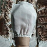 Load image into Gallery viewer, 100% Silk Exfoliating Face &amp; Bath Glove