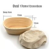 Load image into Gallery viewer, Natural Rattan Bread Proofing Basket