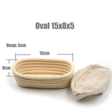 Load image into Gallery viewer, Natural Rattan Bread Proofing Basket